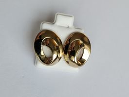 Gold Ohrringe, elegant & modern, Statement, PL