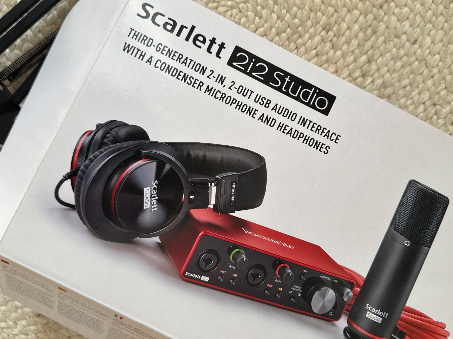 Focusrite Mikrofone: Focusrite Scarlett 2i2 Studio 3. Gen USB Audio-Interface-Bun – Gebraucht aus Zürich von crosstrainer02 4