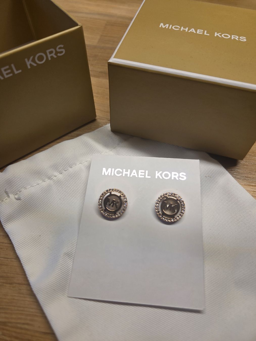 Michael Kors Orecchini pendenti & Orecchini a lobo: Michael Kors Ohrstecker Rosé Gold – Nuovo e nell'imballaggio originale da Rothrist venduto da lalla_89 2