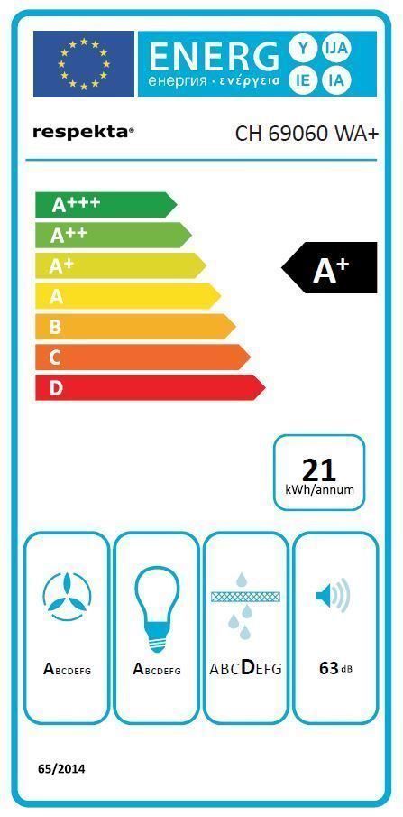 Cappe di aspirazione: 854 Dunstabzugshaube weiss 60cm LED – Nuovo e nell'imballaggio originale da Wallenwil venduto da toesstalvertrieb 6