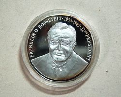 Gedenkmedaille US-Präsidenten - Franklin D. Roosevelt - 2008