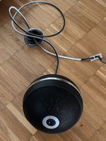 Klangkugel Lautsprecher Schwarz Silber mit Kabel gebraucht