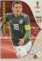 FIFA WORLD CUP RUSSIA 2018 Adrenalyn XL 230 GUARDADO MEXICO