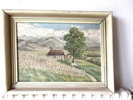 Bezaubernde Ansicht  Bauernölgemäldes  Victor Hasler
