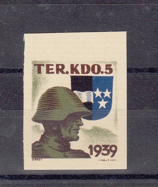 Tutti i francobolli: Territorial-Truppen 42E/2** Ter.Kdo.5 Kat.25.- – Usato da Herrliberg venduto da Lfrifda