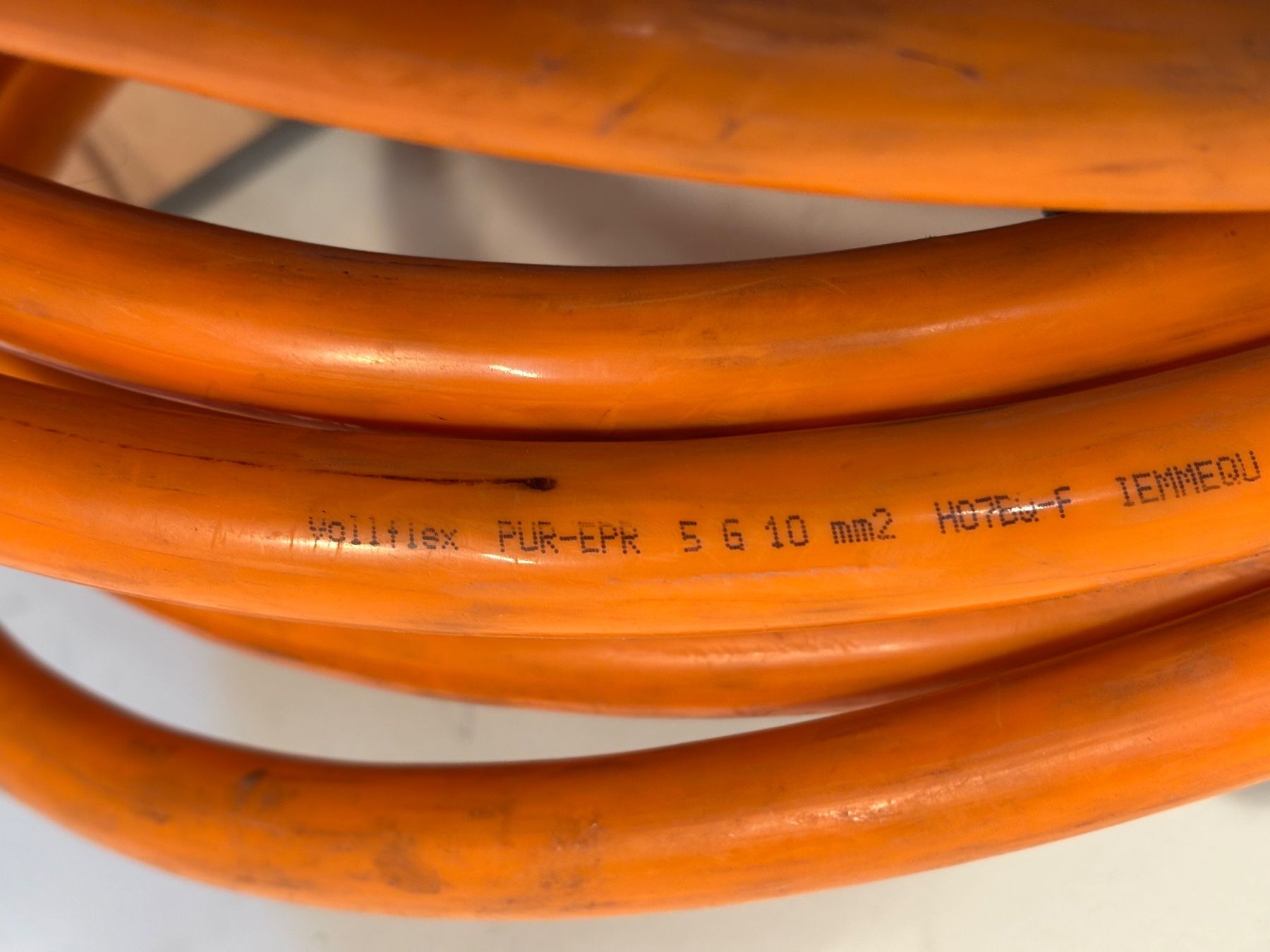 Cavi: Stromkabel Pur 5G10mm2 L=ca.13m mit Stecker – Usato da Winterthur venduto da ReUse_Baumarkt 3
