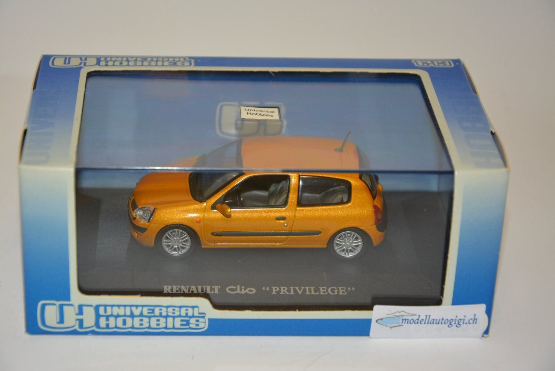 Renault Modellini d'auto: Renault Clio "Privilege" , UH , 1:43 – Nuovo e nell'imballaggio originale da Goldach venduto da Feivel9