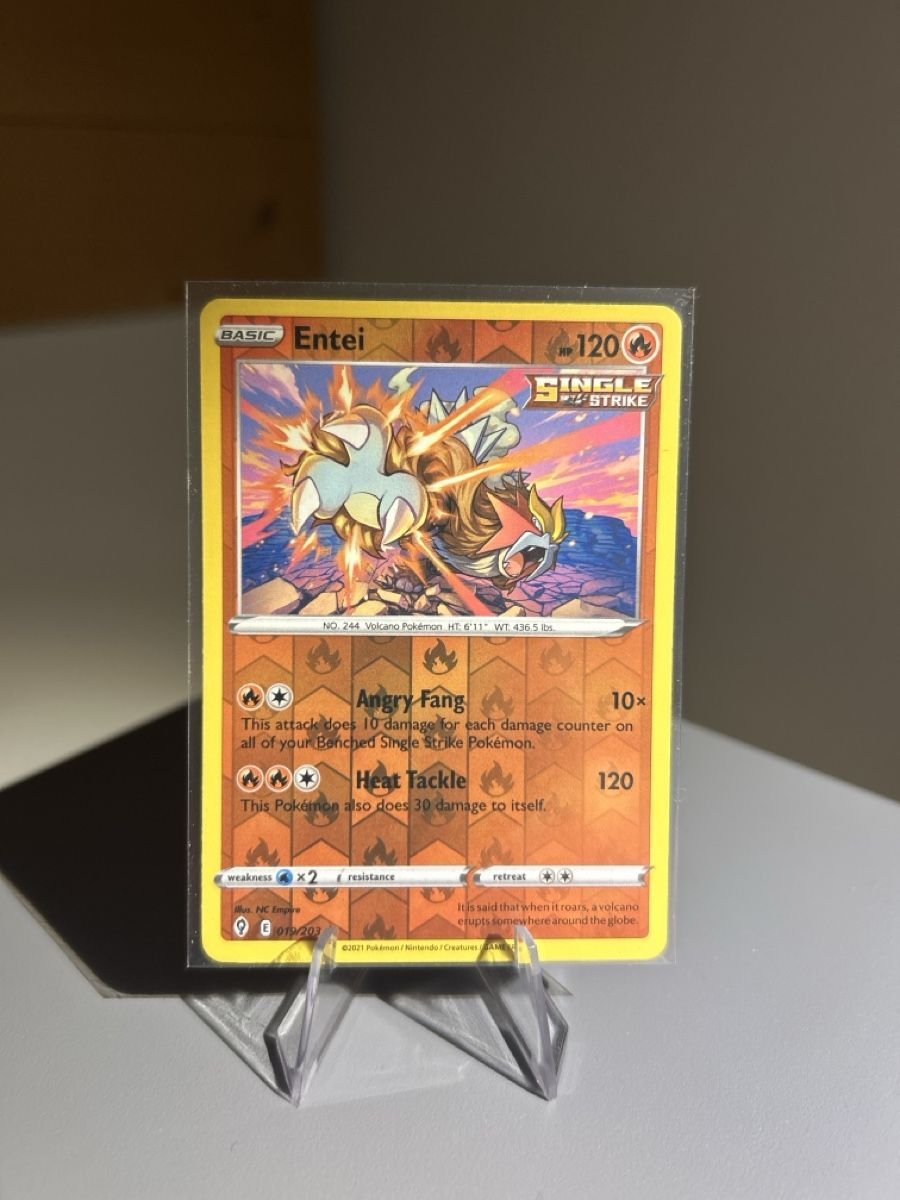 Pokémon Carte collezionabili: Pokemon Entei Reverse 019/203 (EN) – Usato da Vuadens venduto da Numispot
