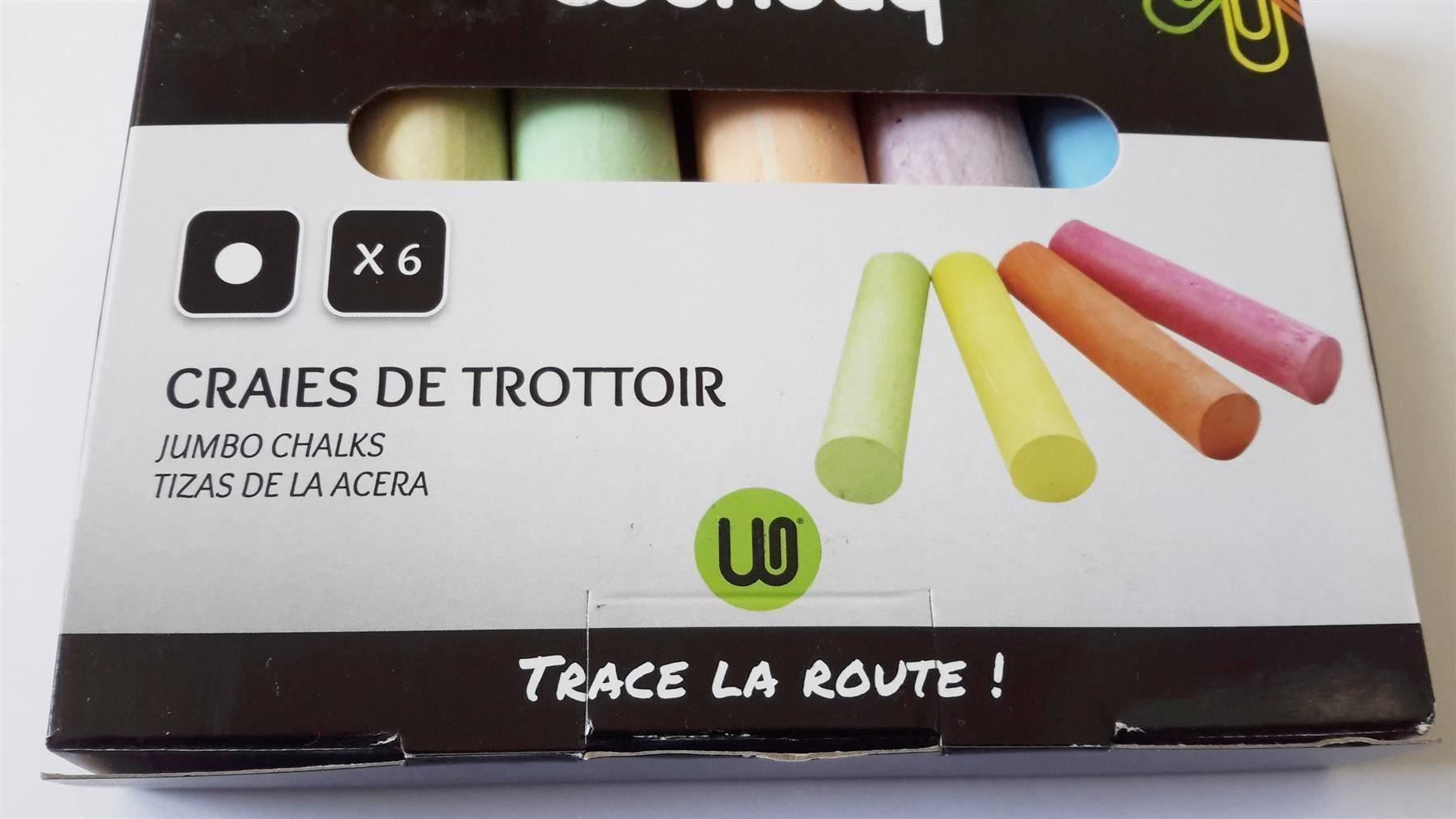Farben: Straßenmalkreide, Kreide, 6x im Karton – Neu und originalverpackt aus St. Gallen von cointec 2