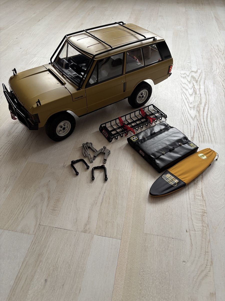 Modellismo RC: Range Rover Classic 1:10 RC mit Zubehör – Usato da Bönigen venduto da muehli302 5