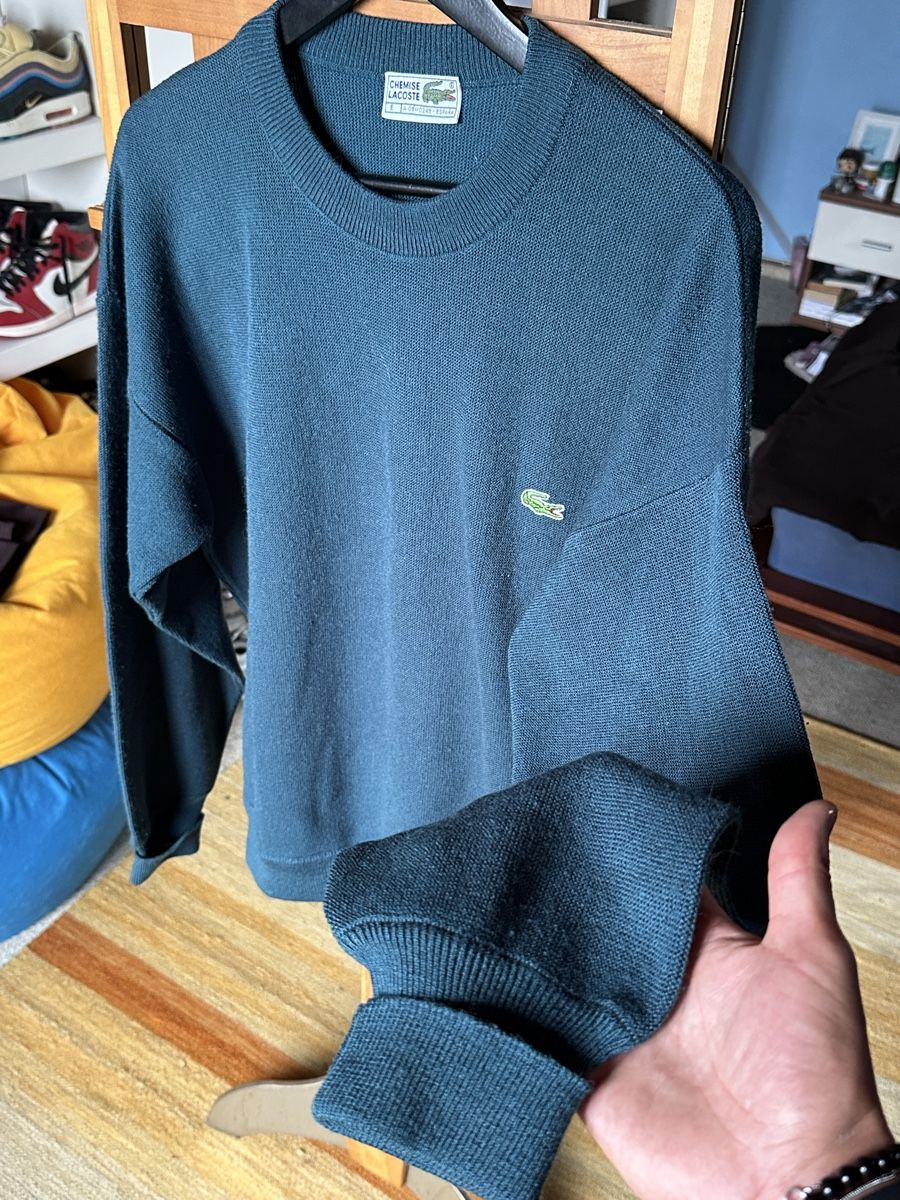 Lacoste Pullover & Sweatshirts: Vintage Blue/Green Lacoste Sweater – Gebraucht aus Villars-Burquin von Iliasso 3