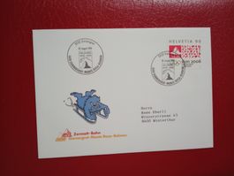 Sonderbrief Stempel 100 Jahre Gornergrat-Monte Rosa Bahnen