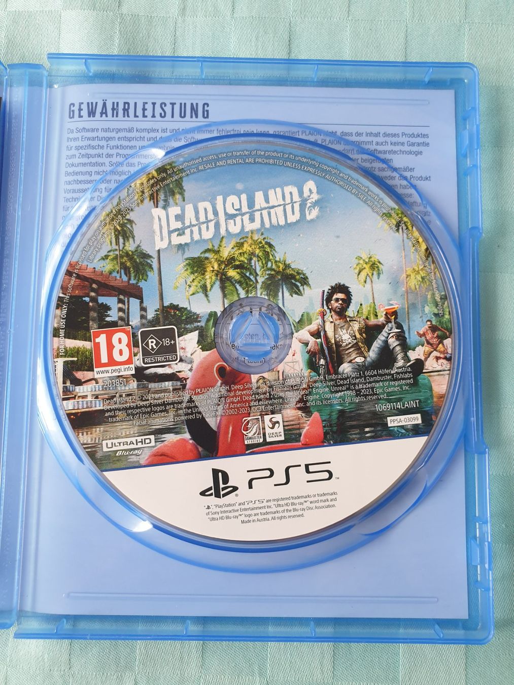 Spiele: PlayStation 5 DEAD ISLAND 2 PULP EDITION – Gebraucht aus Mörschwil von spirspi 3