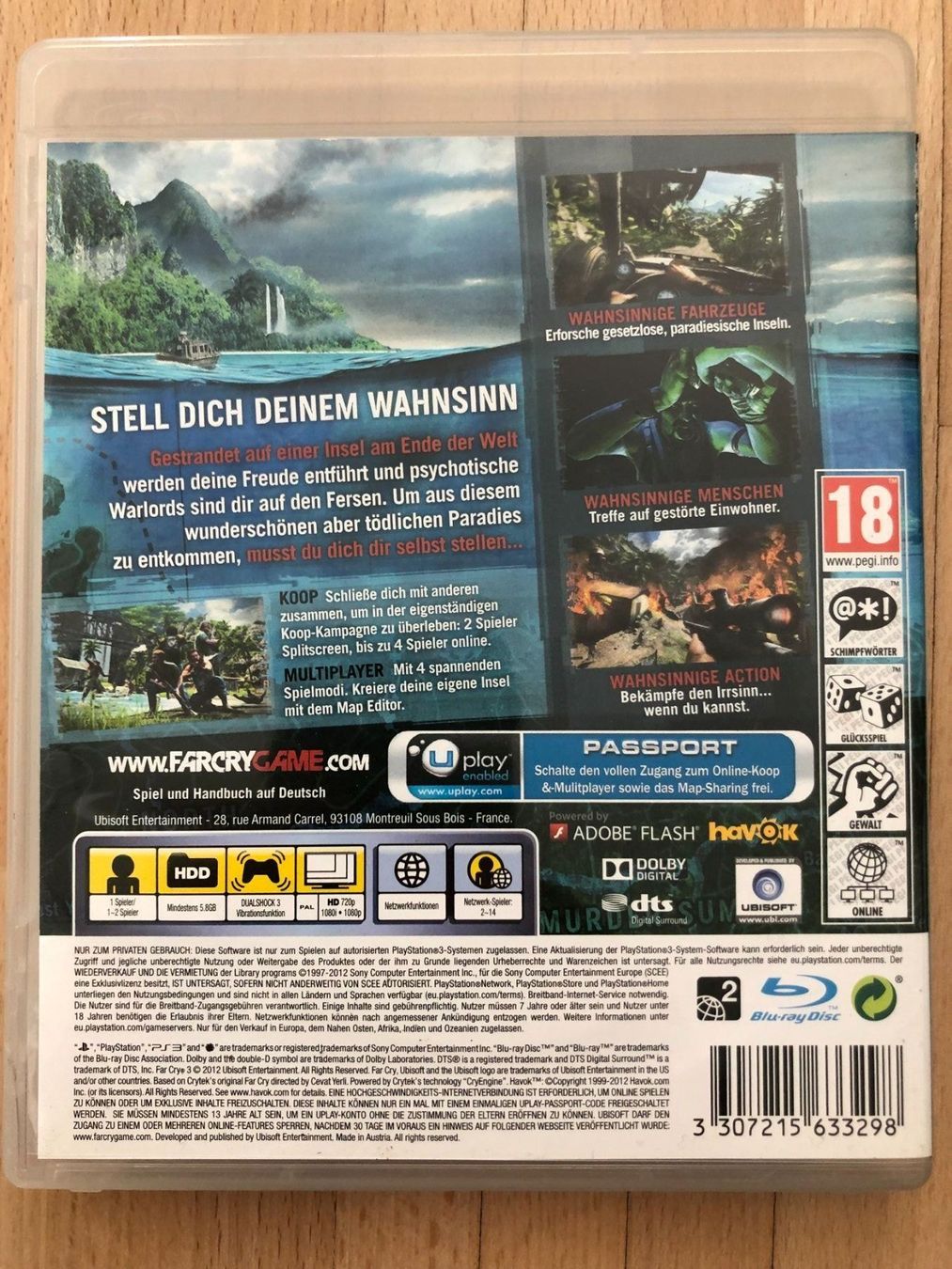 Sony Giochi: Far Cry 3 - PS 3 – Usato da Nussbaumen AG venduto da Pika-Shop 1