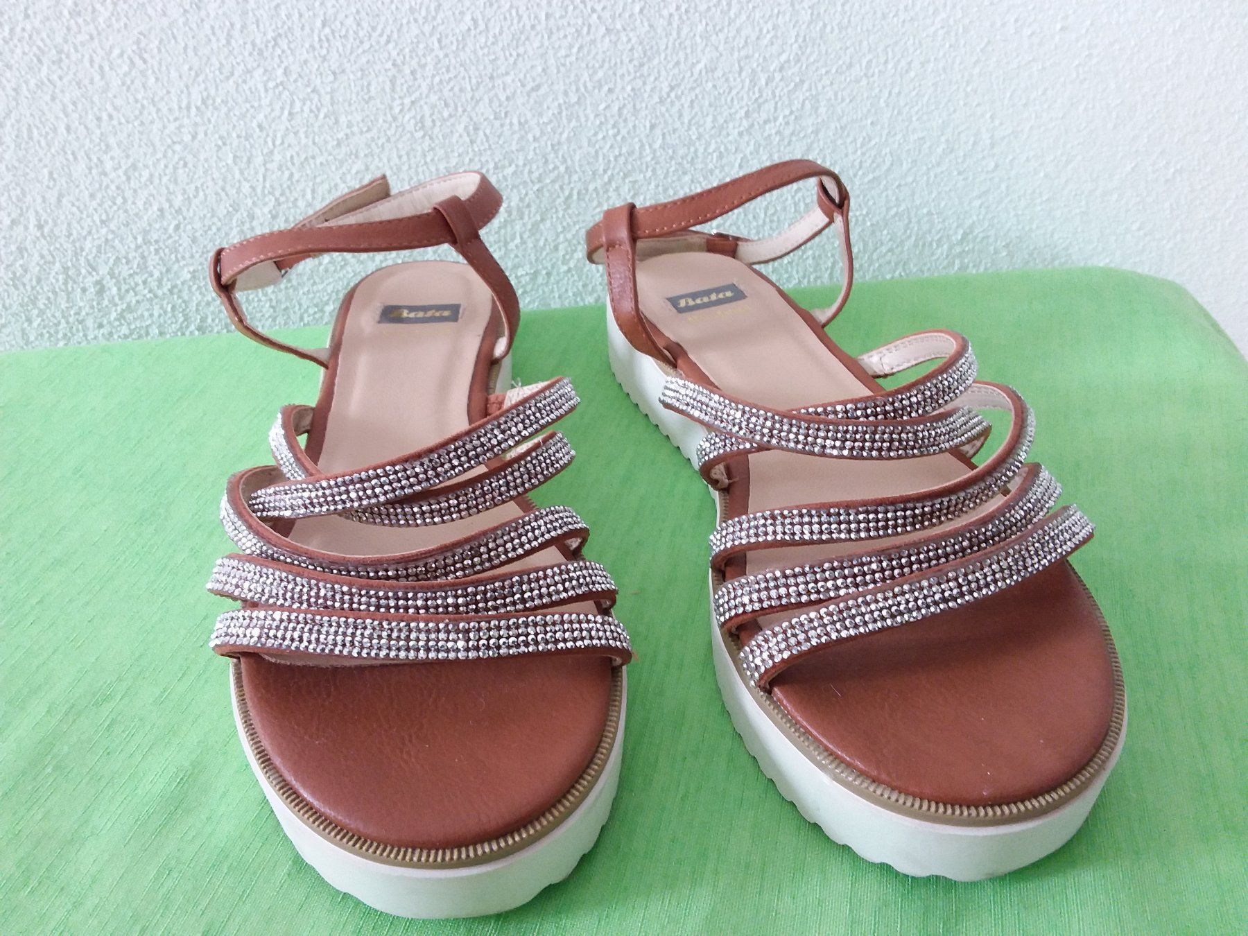 Scarpe da donna: Glitzer Sandalen, Gr 38, NEU – Usato da Uitikon Waldegg venduto da Risibisi7 1