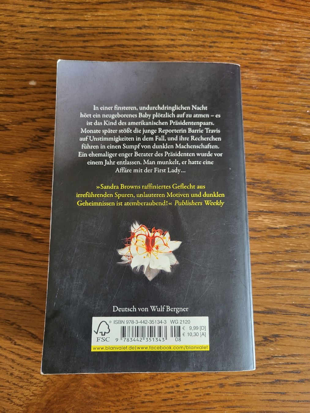 Libri: Sandra Brown - Blindes Vertrauen, spannender Thriller! – Usato da Zürich venduto da seja1234 1