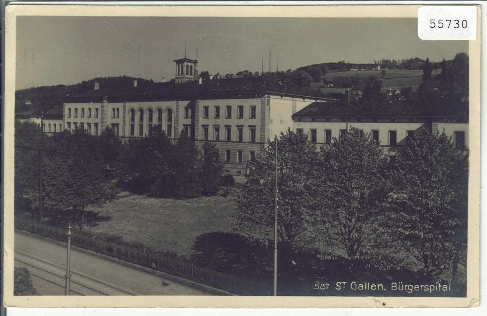 Ansichtskarten: St. Gallen - Bürgerspital – Gebraucht aus Ettingen von Kartenplanet