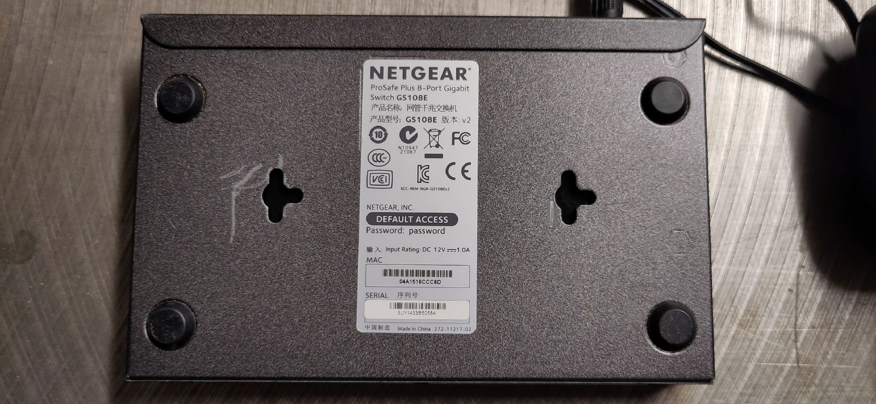 Netgear Hub & Switch: Netgear ProSafe Switch GS108 – Usato da Liebefeld venduto da robi15blue 2