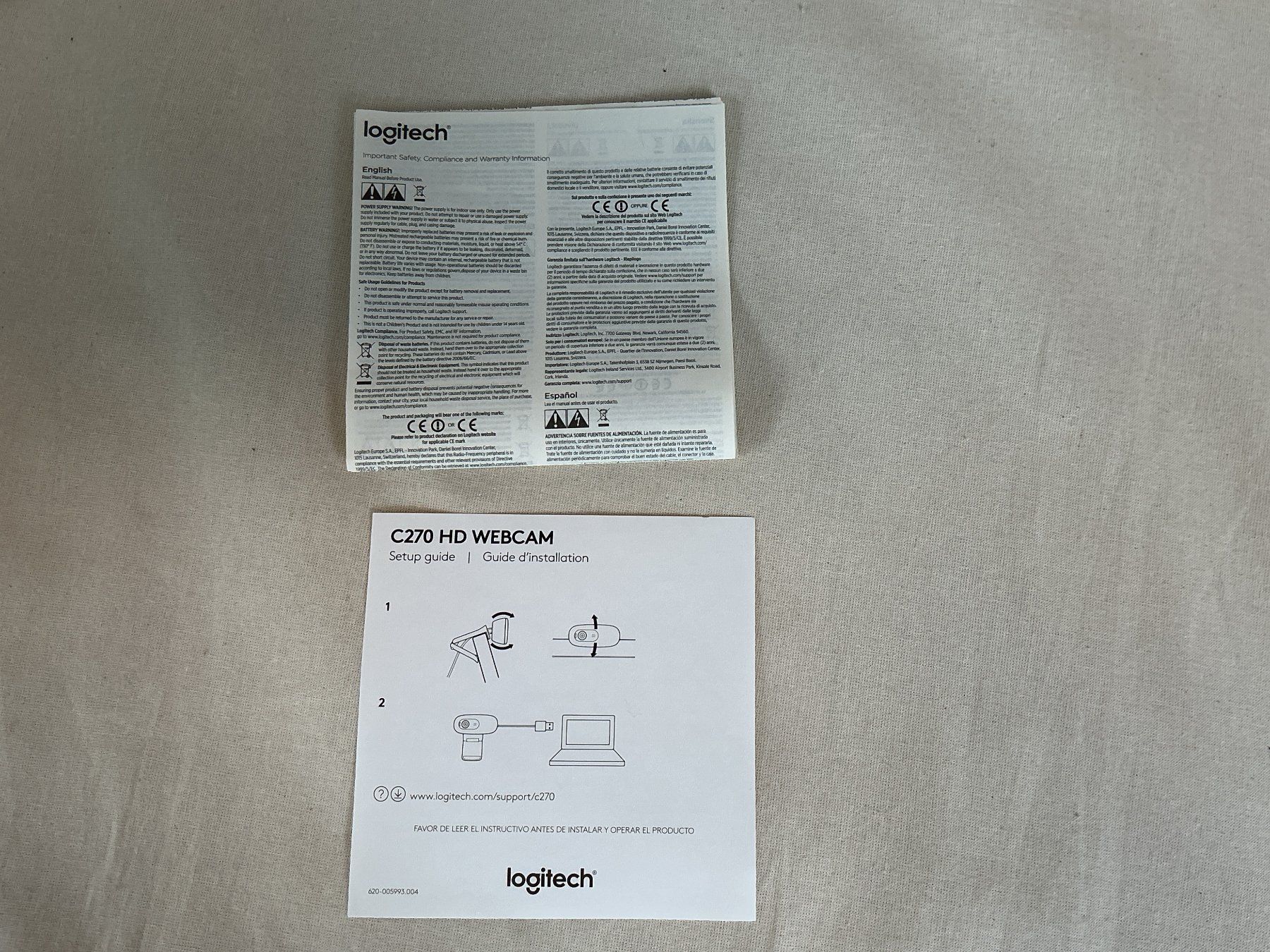 Logitech Webcam: LOGITECH HD Webcam C270 – Nuovo (secondo la descrizione) da Richterswil venduto da Restwert_Richterswil 6