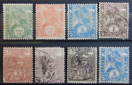 Äthiopien Kat. 1-7 */gest. 1894 Kat. 40 Euro
