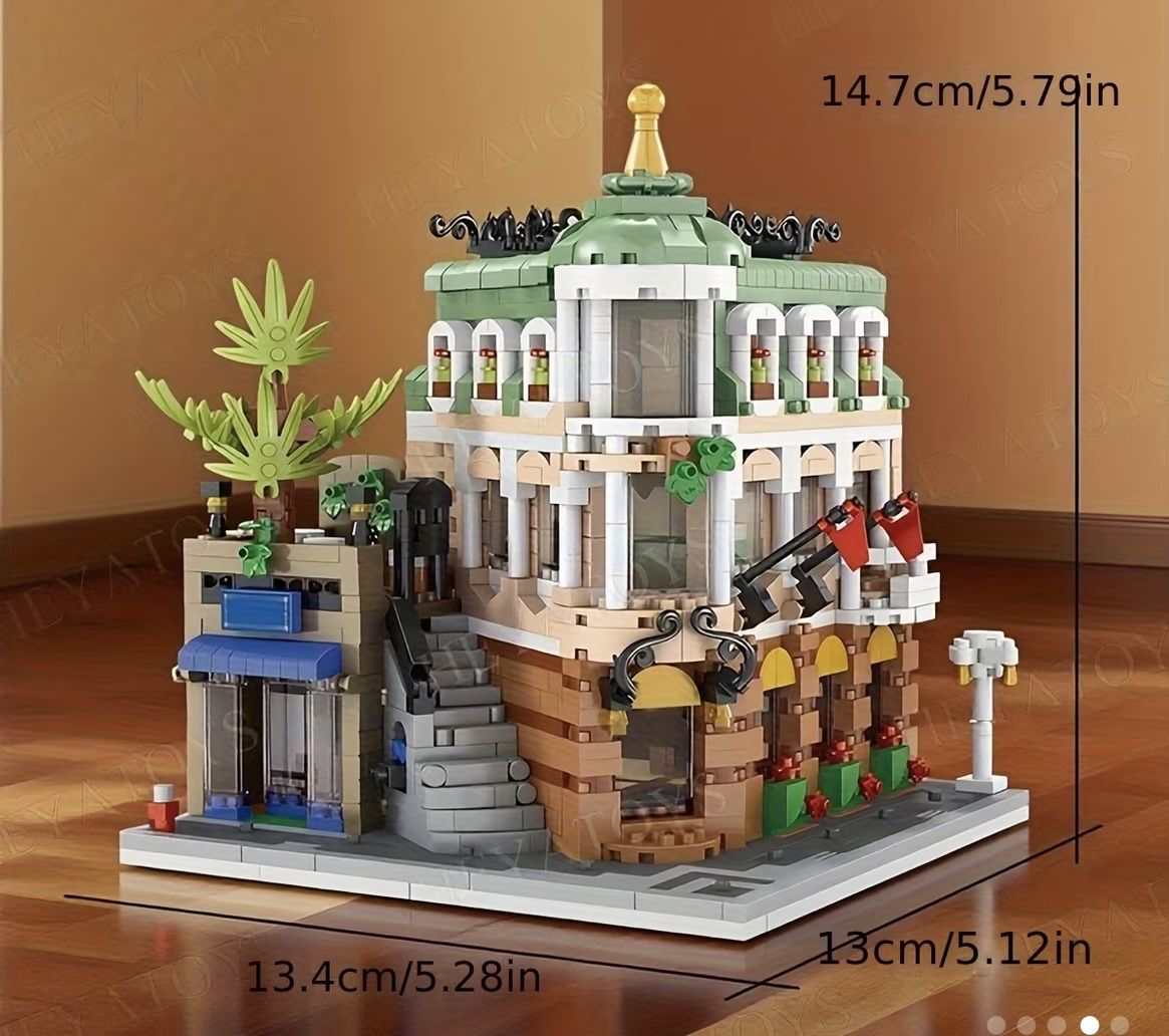 Kit di costruzioni: Klemmbausteine-Set Stadtstraßen-Eck-Gebäude – Nuovo e nell'imballaggio originale da Langenthal venduto da PatrickS04 5