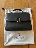 Aigner Handtasche Schwarz, Top Zustand, wie Neu!