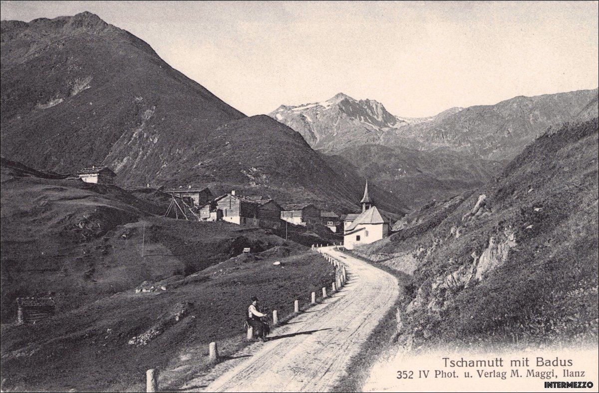 Cartoline postali: Tschamutt GR  // Badus – Usato da Basel venduto da intermezzo12