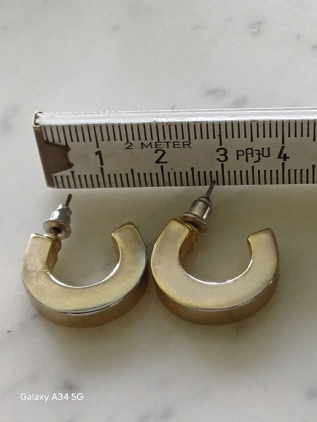 Ohrringe & -stecker: SCHÖNE OHRSTECKER "CREOLEN" VERGOLDET 2 CM – Gebraucht aus Au ZH von FashionConsultant 4