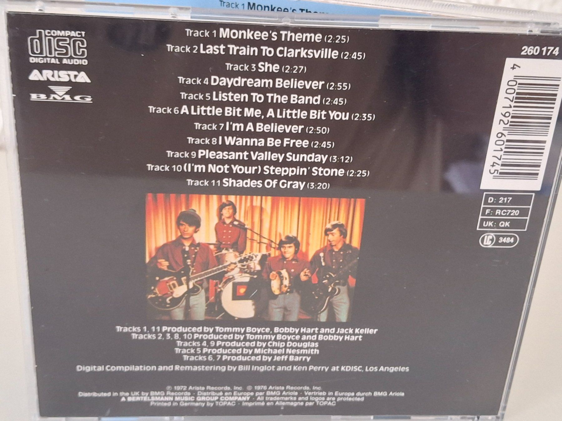 CD: CD The Monkees  - Greatest Hits – Usato da Aarberg venduto da Jackup1 1