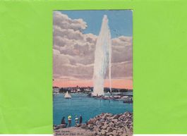 Genève-Le jet d'Eau 90m---1919