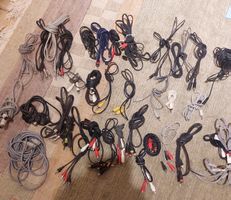 37 Audioverbindungskabel verschiedenster Art