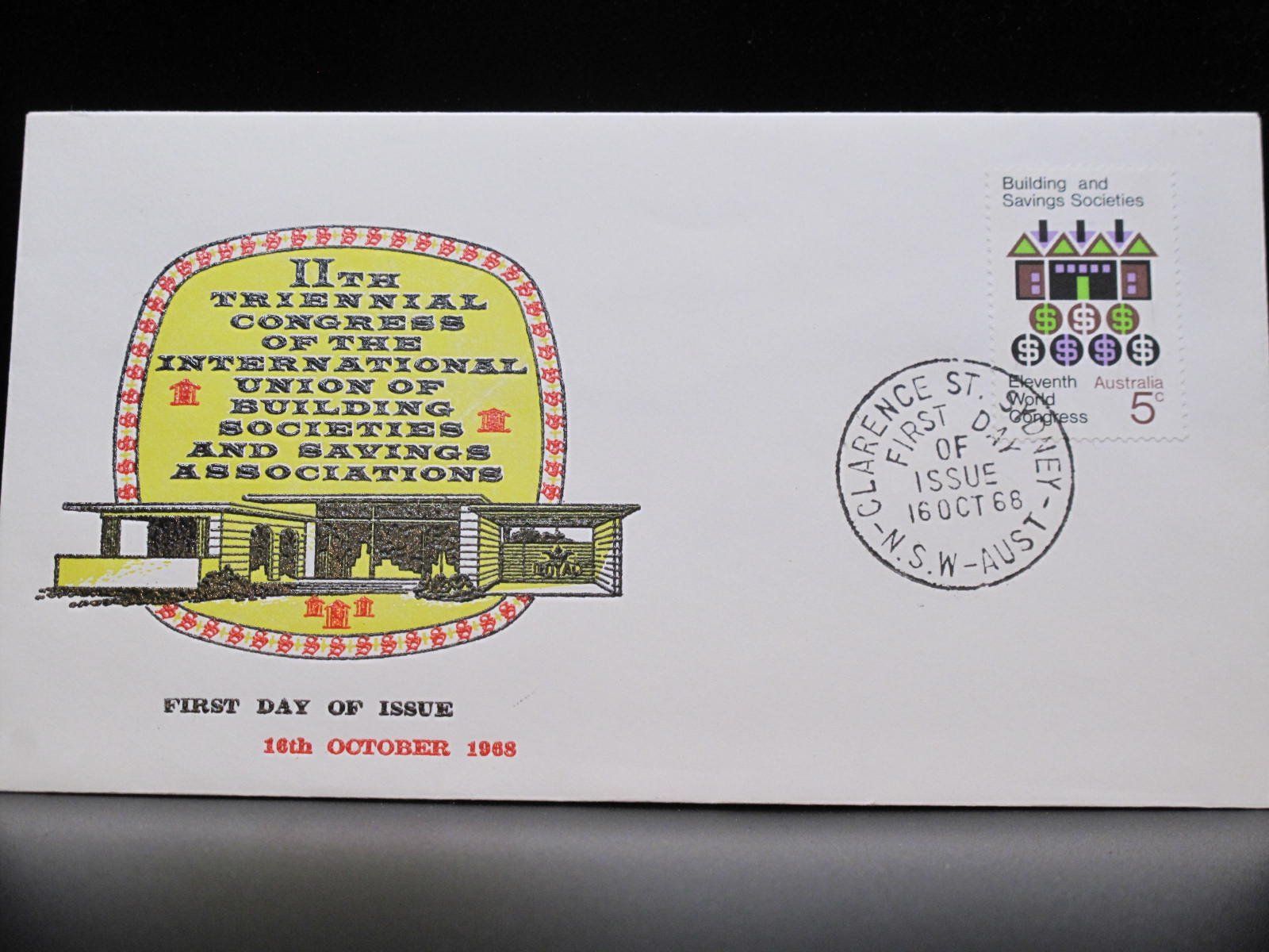 Alle Briefmarken: Australia 1968 Building & Savings Soc.  FDC – Gebraucht aus Wil SG von fva01