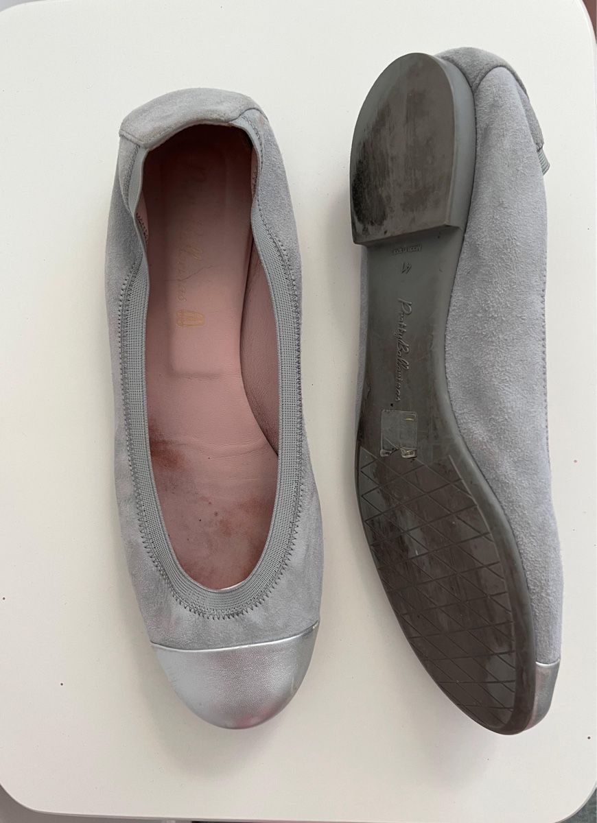 Damenschuhe: Pretty Ballerinas Grey SuedeSize 41 – Gebraucht aus Genève von gvokiii 1