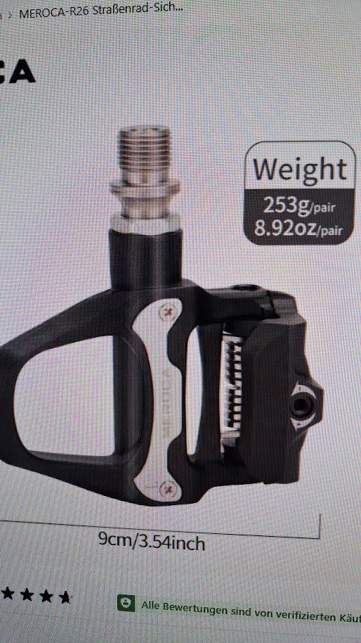 Pezzi di ricambio: SPD ROAD PEDAL RENNRAD – Nuovo e nell'imballaggio originale da Tann venduto da elolecig 1