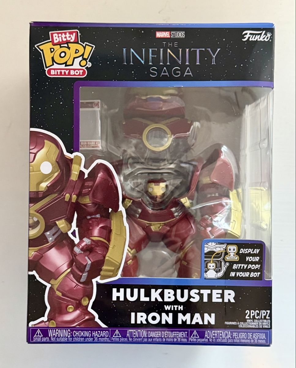 Funko Figuren: Funko POP! Bitty Bot Hulkbuster mit Iron Man – Neu und originalverpackt aus Oberembrach von theZaz