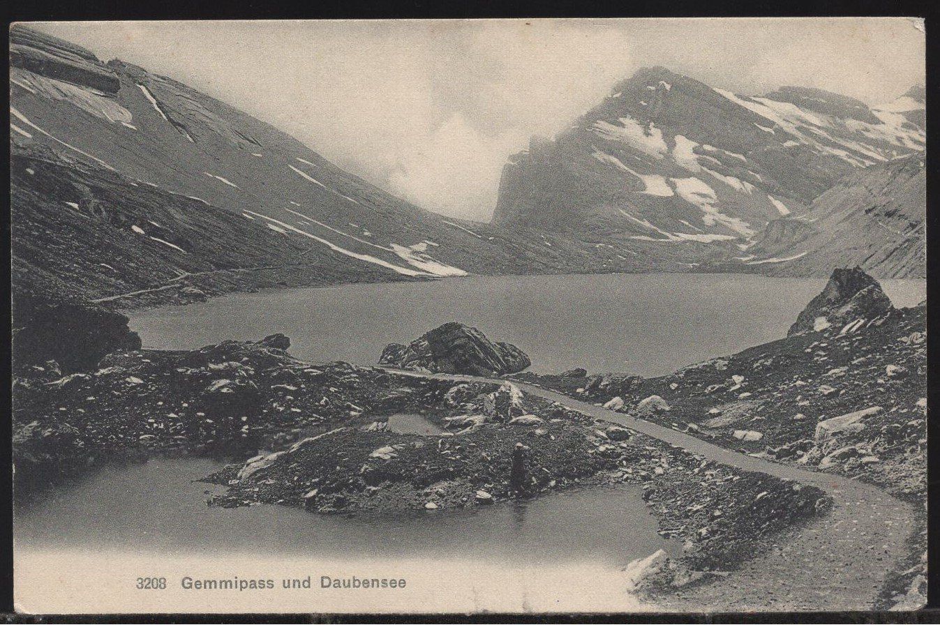 Ansichtskarten: Gemmipass - Daubensee – Gebraucht aus Aarau von kufi44