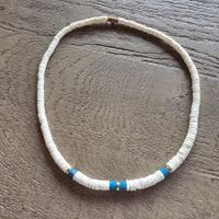 🐸 MUSCHELKETTE WEISS KETTE AUS MUSCHELN