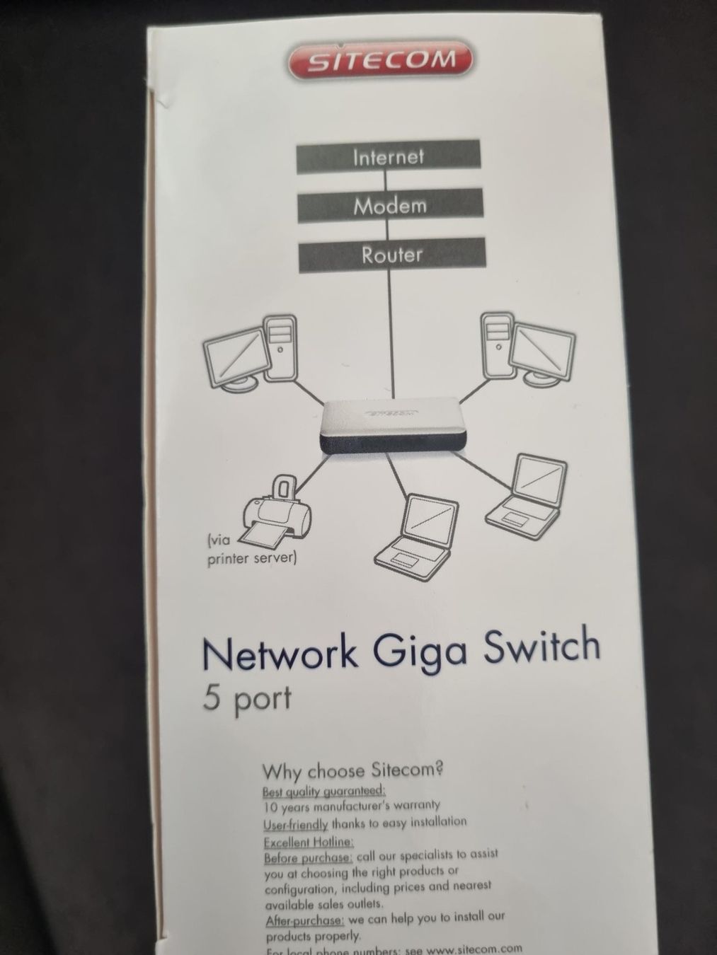 Hub & Switch: Switch (Network Giga Switch) 5 port – Nuovo (secondo la descrizione) da Igis venduto da Marcaupign 2