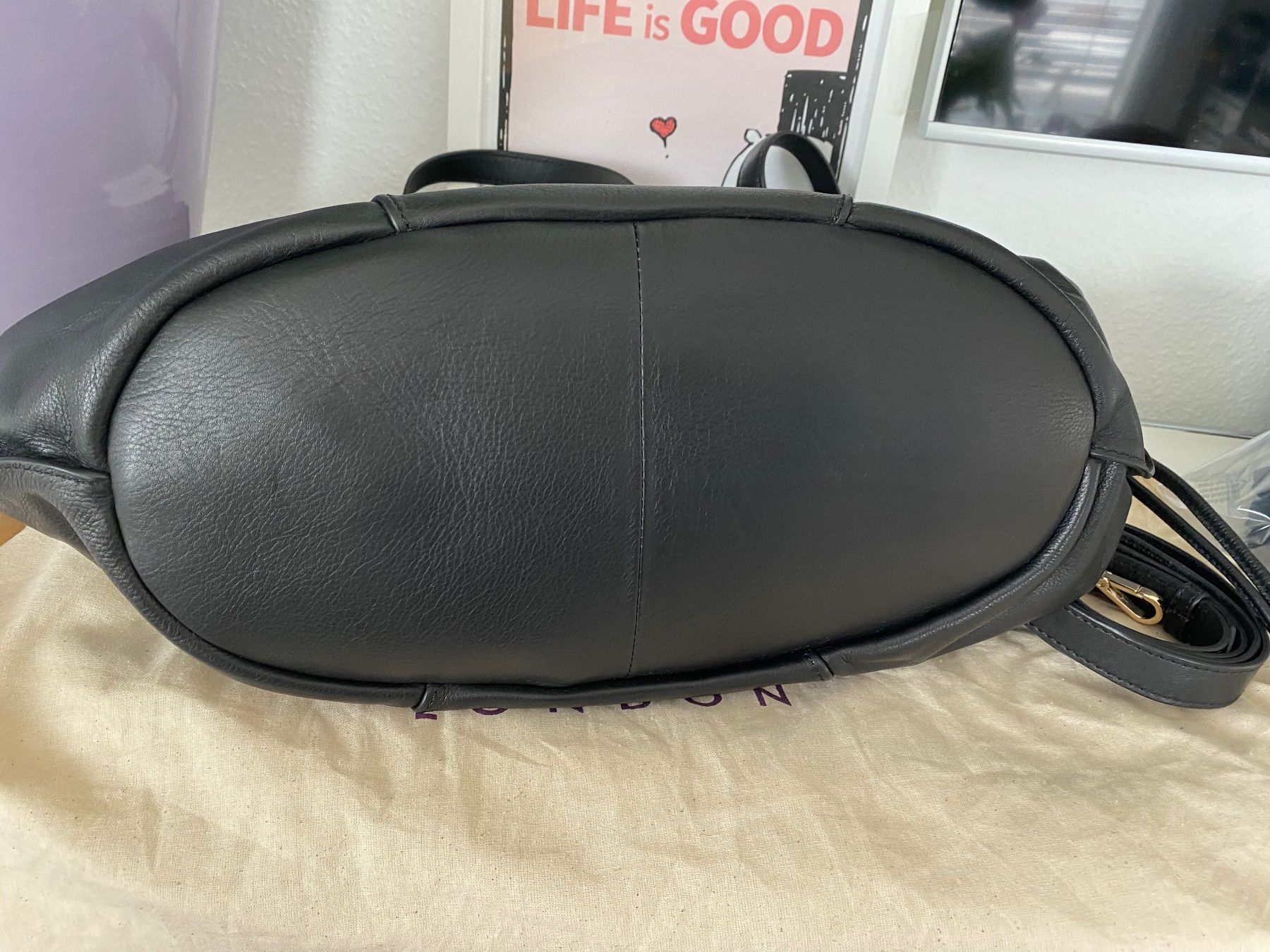 Ted Baker Borse da donna: TED BAKER Miemi Slouchy Drawstring Shopper Leder Black NEU – Nuovo (secondo la descrizione) da Zuerich venduto da Moochie 7