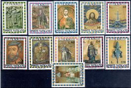 POSTE VATICANE 1975 HEILIGES JAHR 11 MARKEN **POSTFRISCH**