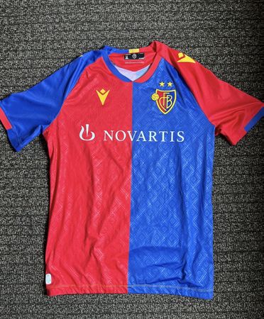 Fc Basel Macron Trikot 2022-23 Heim Grösse L