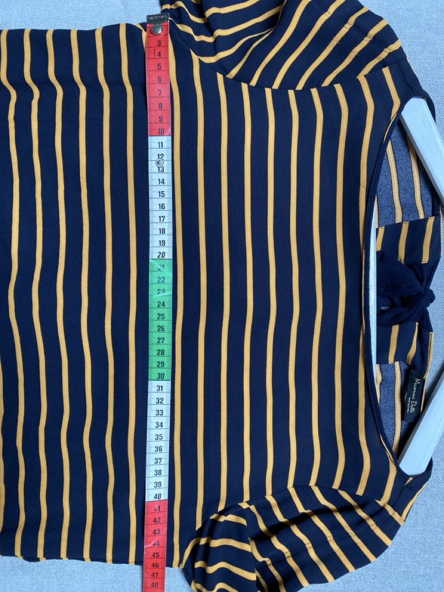 Massimo Dutti Camicette: Massimo Dutti Bluse d. blau,orange, grün, ca. Gr. M, elegant – Usato da Homberg b. Thun venduto da Homata 5