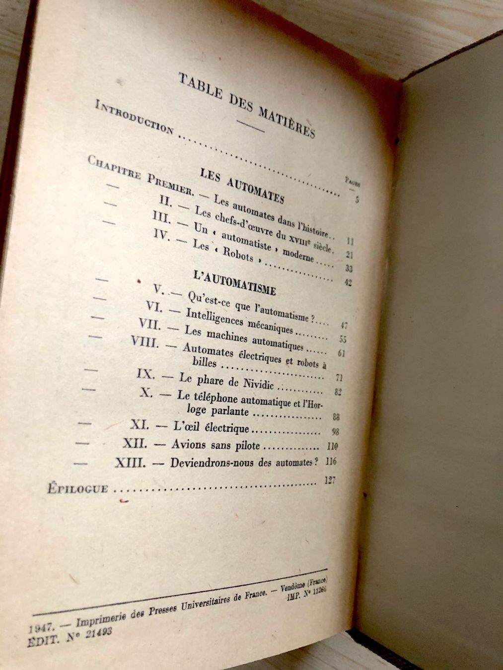 Libri: Pierre Devaux: Automates et Automatisme – Usato da Zürich venduto da allp 7