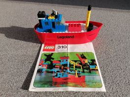 RAR LEGO # 310 Fischer Schiff  von 1973+Anleitung