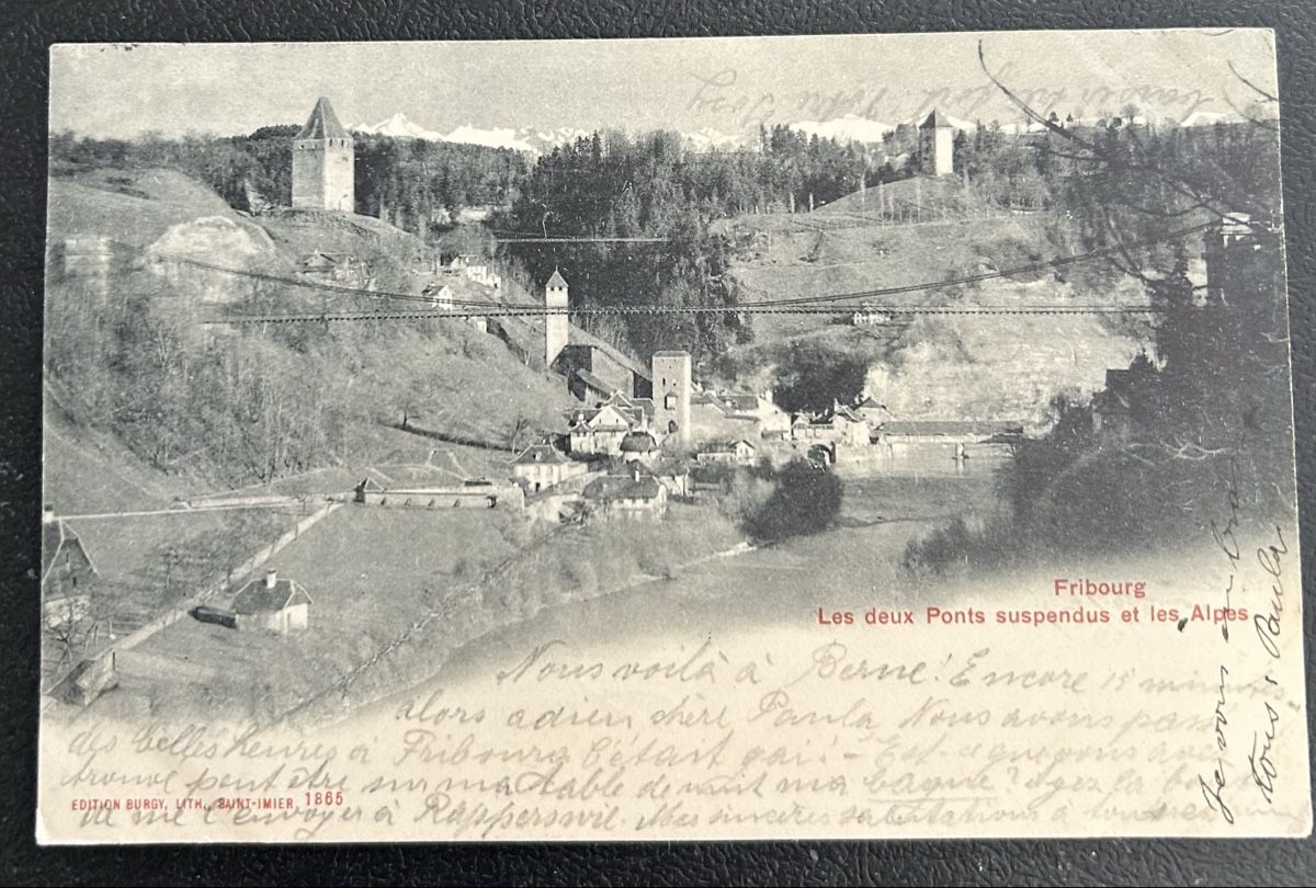 Cartoline postali: AK Fribourg 1902 – Usato da Horw venduto da Tellbub