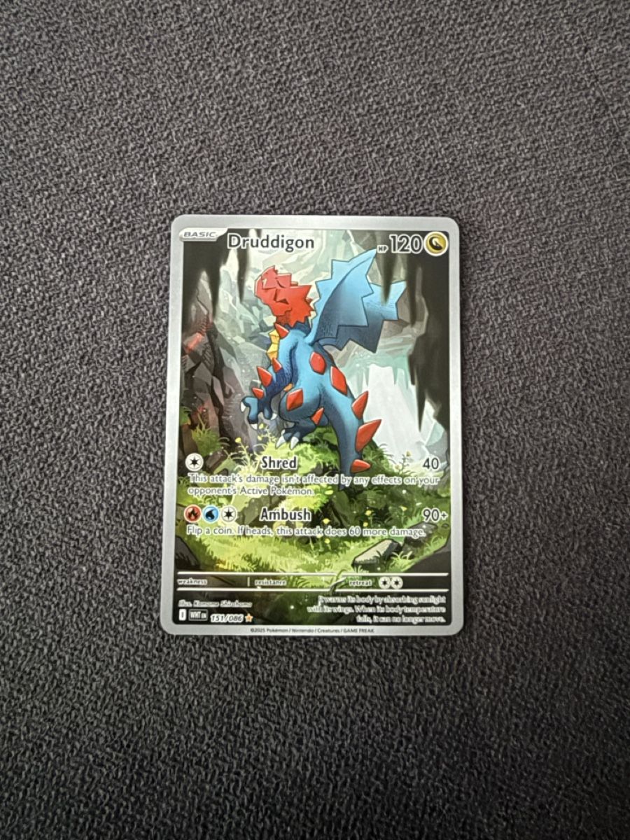 Pokémon Carte collezionabili: Druddigon 151/086 IR – Nuovo (secondo la descrizione) da Kriens venduto da YannikB7