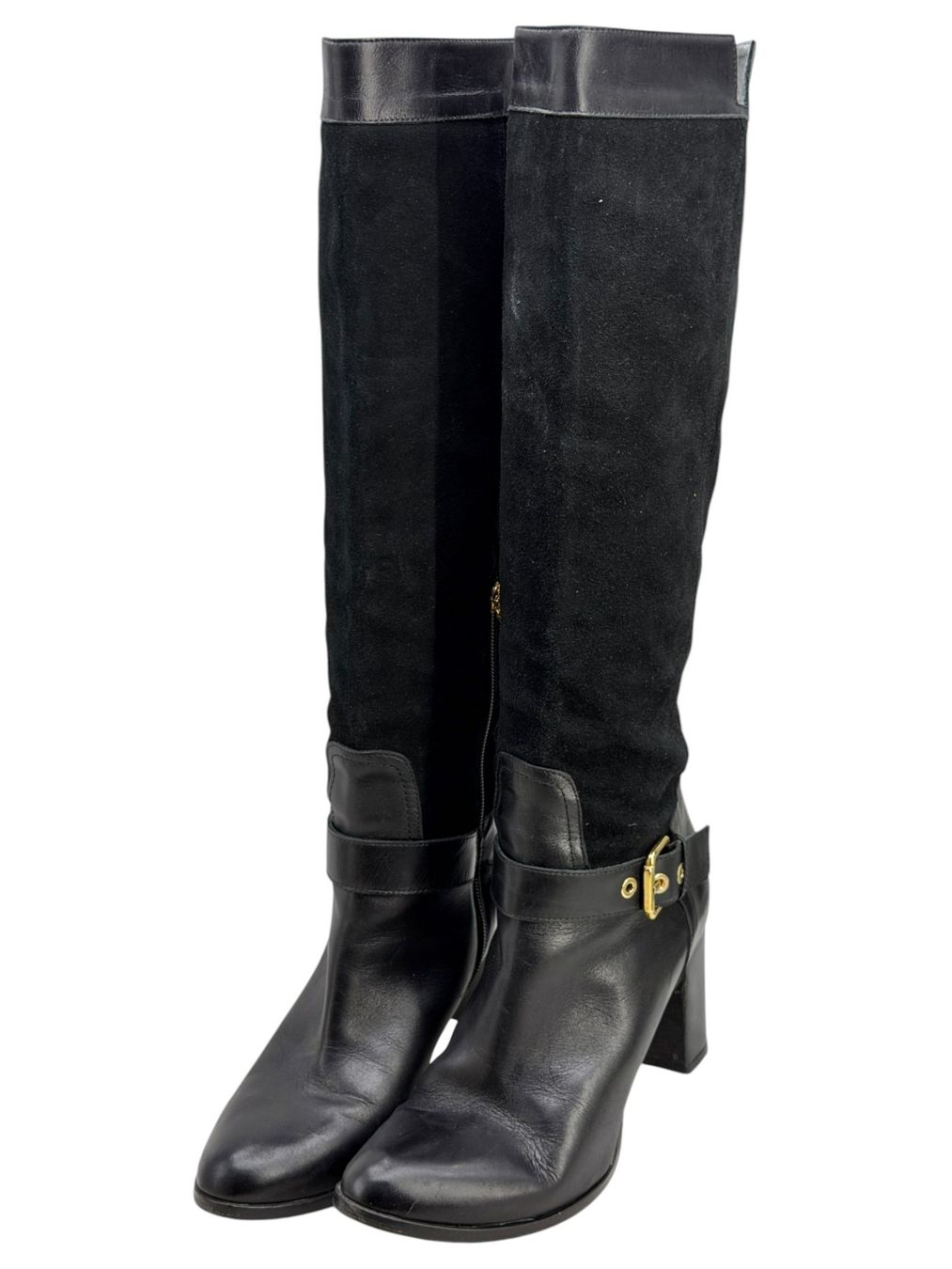 Navyboot Scarpe da donna: Bottes Navyboot cuir et daim noir. Pointure 40 – Usato da Cossonay-Ville venduto da PatineDuTemps 4