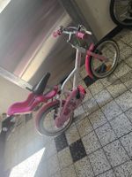 Kinderfahrrad Btwin weiss rosa gebraucht