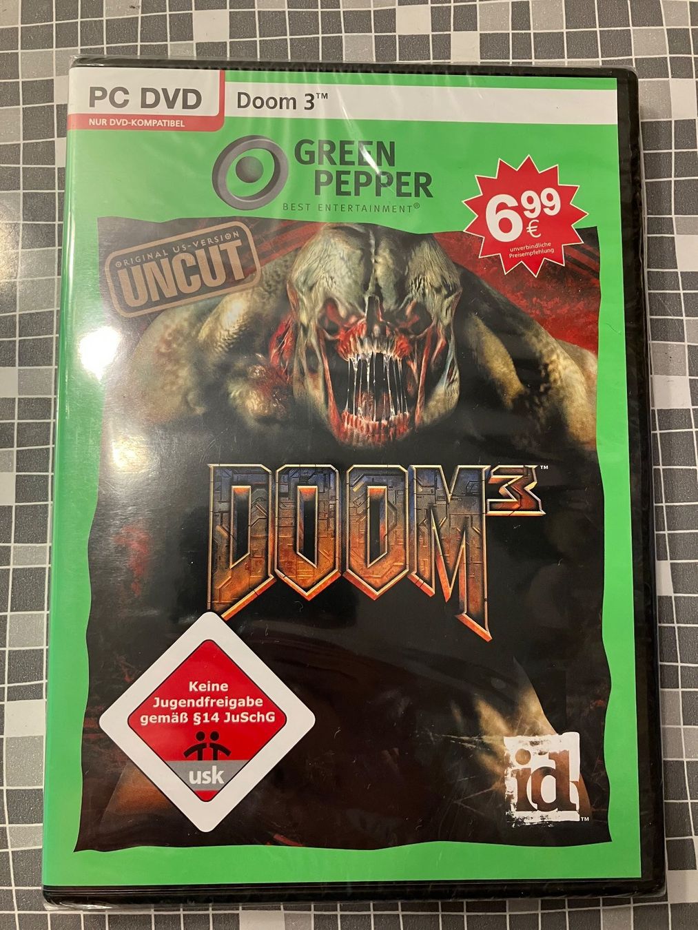 Giochi: Doom 3 - PC (2004, deutsch, sealed) – Nuovo e nell'imballaggio originale da Winkel venduto da Asdas87