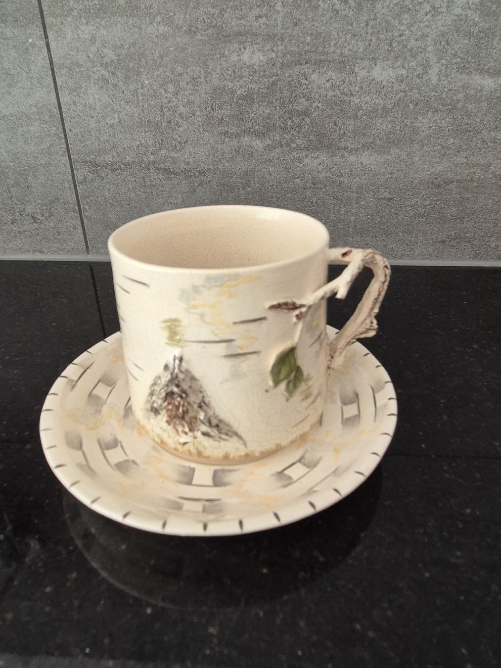 Tazze: une paire tasse-soucoupe – Usato da Bulle venduto da Gala7 3
